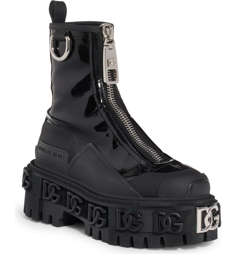 Dolce&Gabbana High Trekking Zip Front Boot | Nordstrom