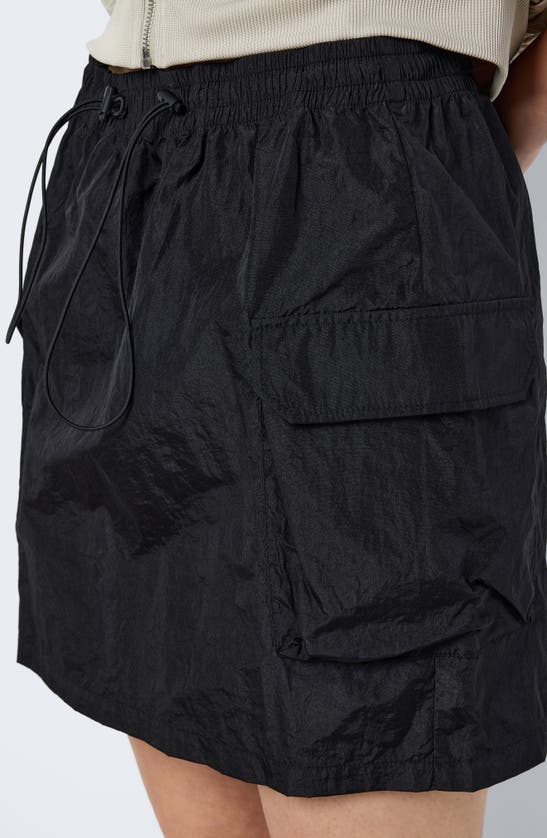 Shop Noisy May Molly Cargo Pocket Miniskirt In Black