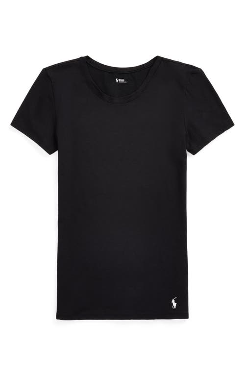 Polo Ralph Lauren Stretch Cotton T-Shirt Onyx at Nordstrom,