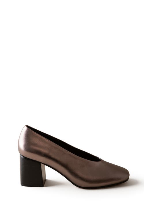 Shop Huma Blanco Salvador Block Heel Pump In Pewter