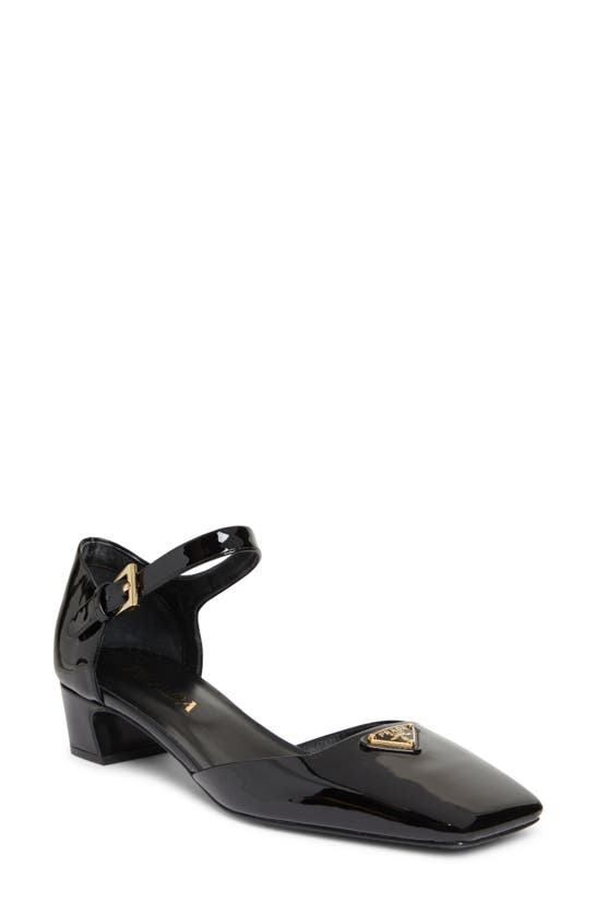 Shop Prada Modellerie D'orsay Pump In Nero