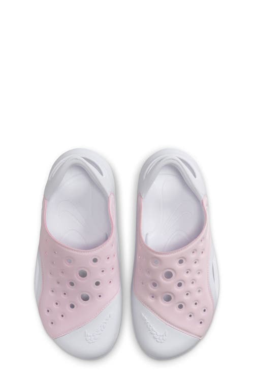 Shop Nike Kids' Aquaswoosh Water Friendly Clog In Pink Foam/white