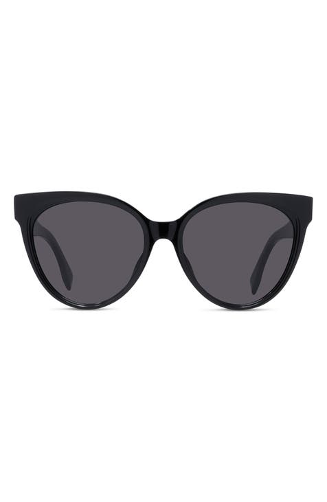 Fendi Cat Eye Sunglasses Black