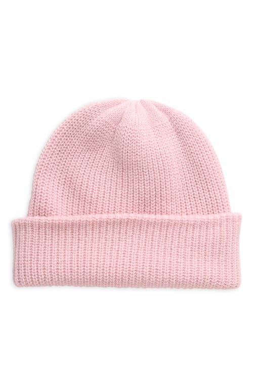 The Elder Statesman Rib Cashmere Watchman Cap In Pink