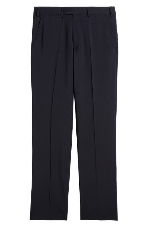 Emporio Armani G-Line Flat Front Wool Pants Solid Blue Navy at Nordstrom, Eu