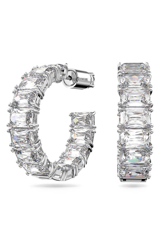 SWAROVSKI MILLENIA HOOP EARRINGS