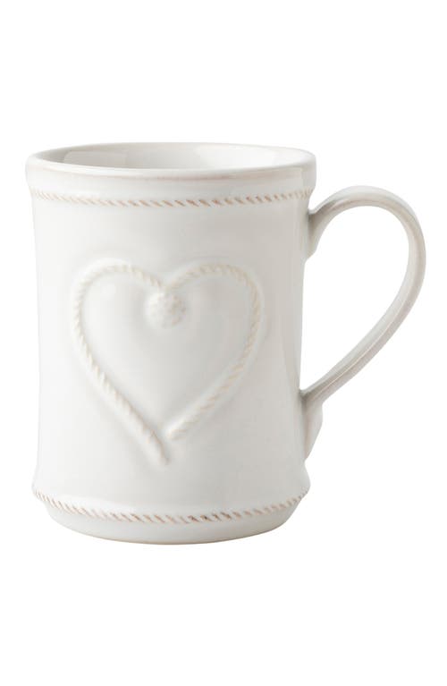 Juliska Cupfull of Love Ceramic Mug in White at Nordstrom