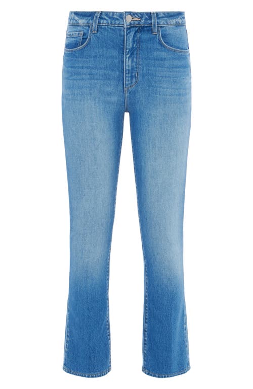 Shop L Agence L'agence Mira Crop Micro Bootcut Jeans In Seneca