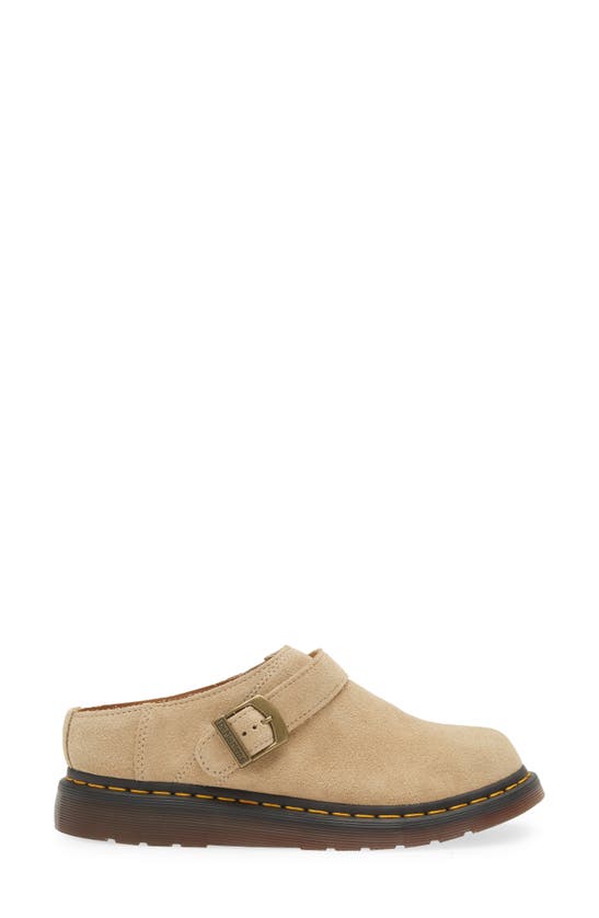 Shop Dr. Martens' Isham Slingback Clog In Parchment Desert Oasis Suede