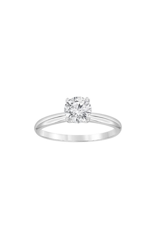 Shop Badgley Mischka Collection Round Cut Lab Created Diamond Engagement Ring In White Gold