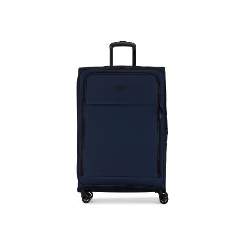 Shop Bugatti Reborn Softside Large Luggage With Expansion In Navy