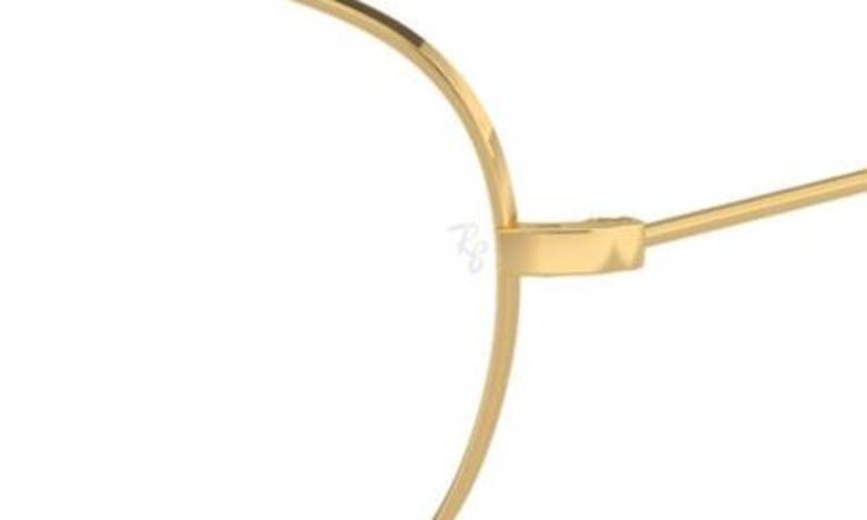 Ray Ban Bain Bridge 60mm Polarized Pillow Aviator Sunglasses In Gold Grey