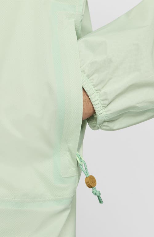 Shop Nike Acg Trail Snacks Storm-fit Adv Quarter Zip Pullover In Vapor Green/reflective Silver