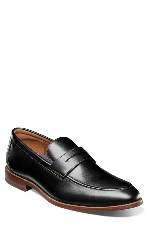 Rucci Apron Toe Penny Loafer in Black