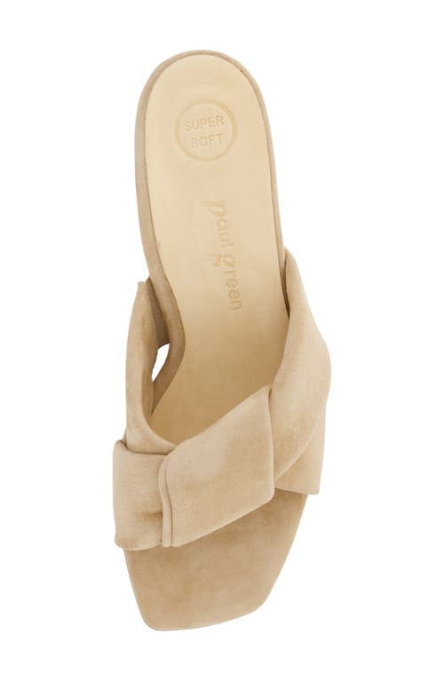 Paul Green Womens Criss-cross Leather Block Heel In Dakar Suede