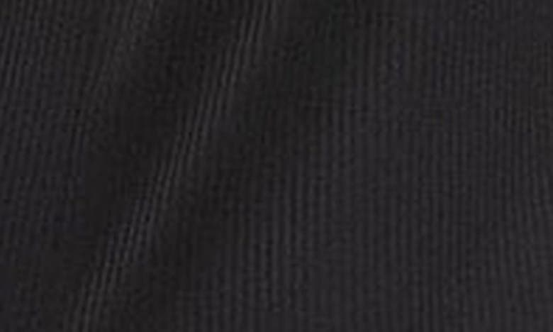 Shop Topshop Tie Shoulder Wide Leg Rib Jumpsuit In Black