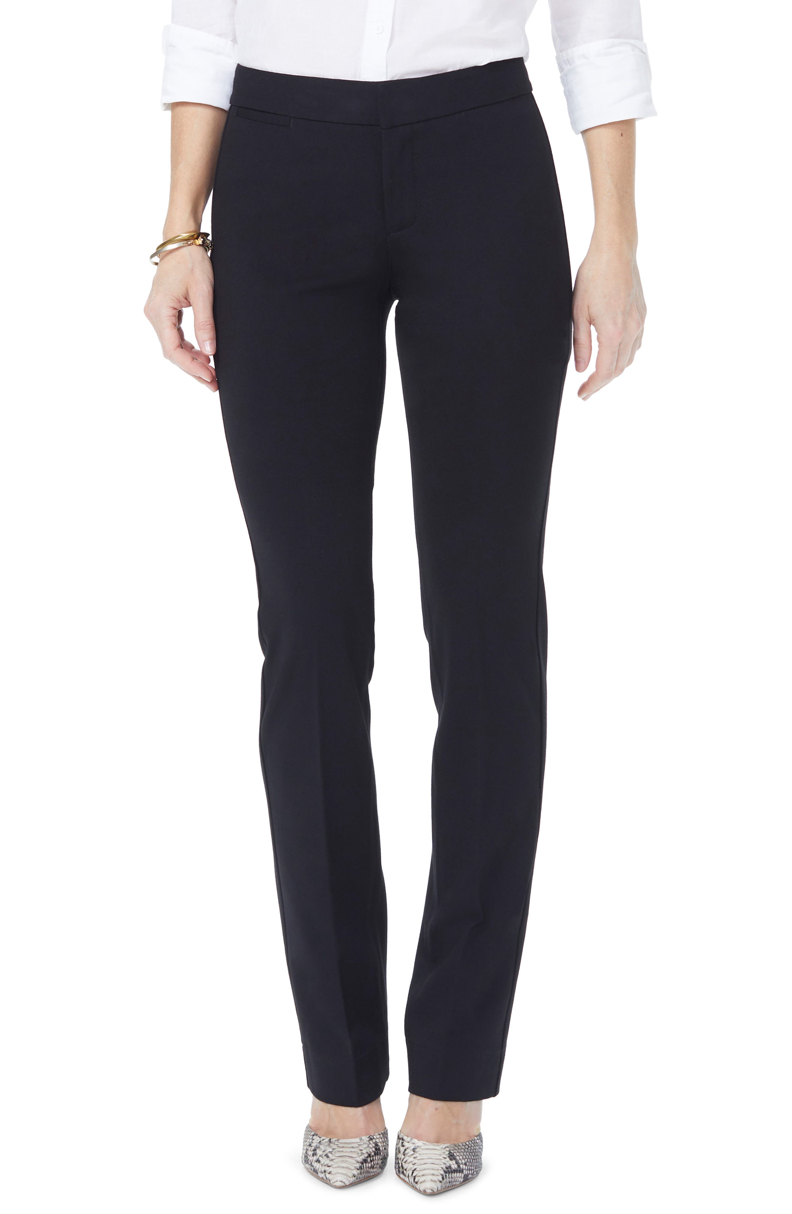 stretch knit trousers nydj