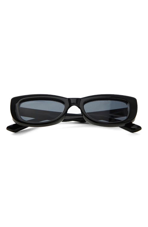 Shop Mango Retro Sunglasses In Black