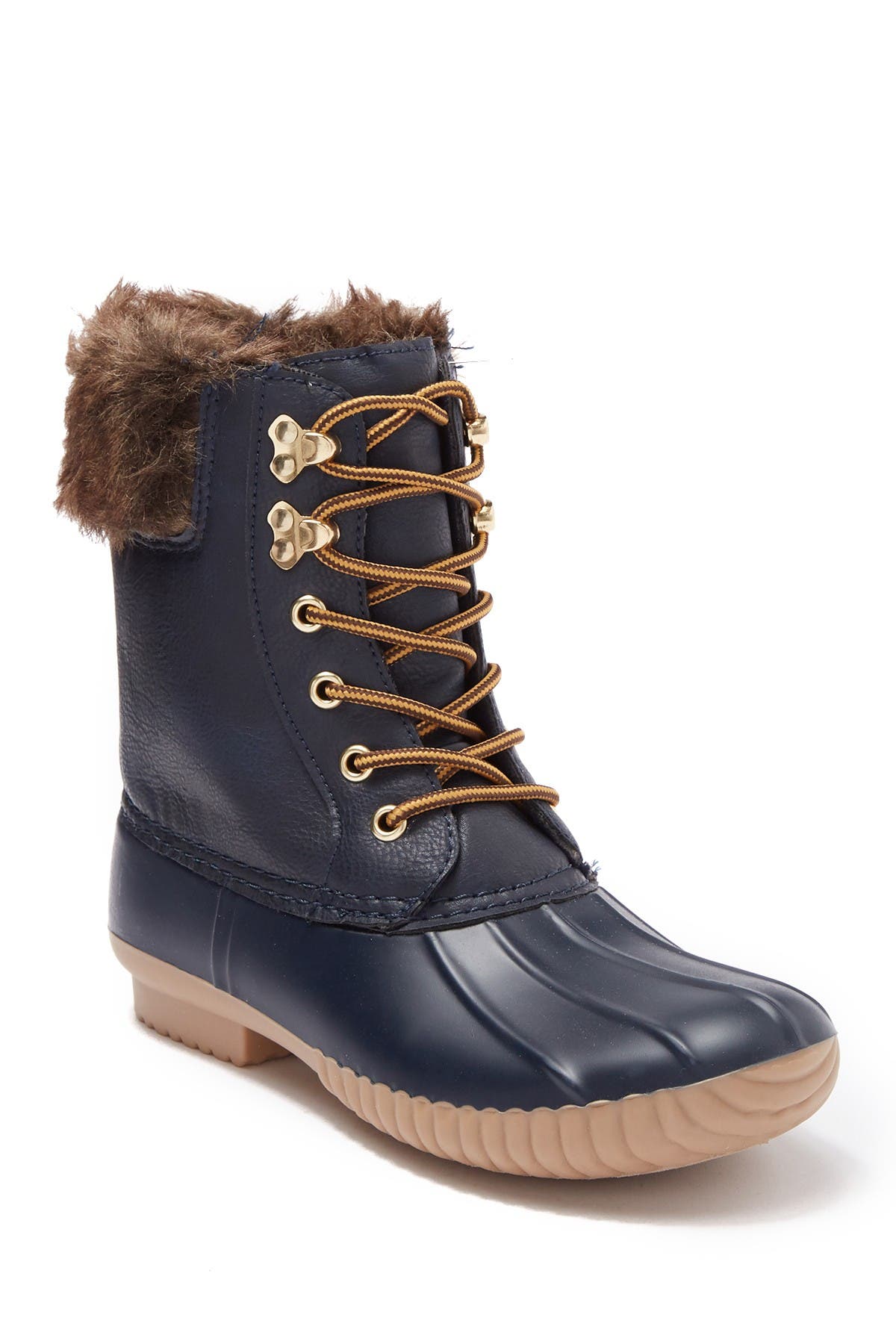 carrie faux fur lined duck boot