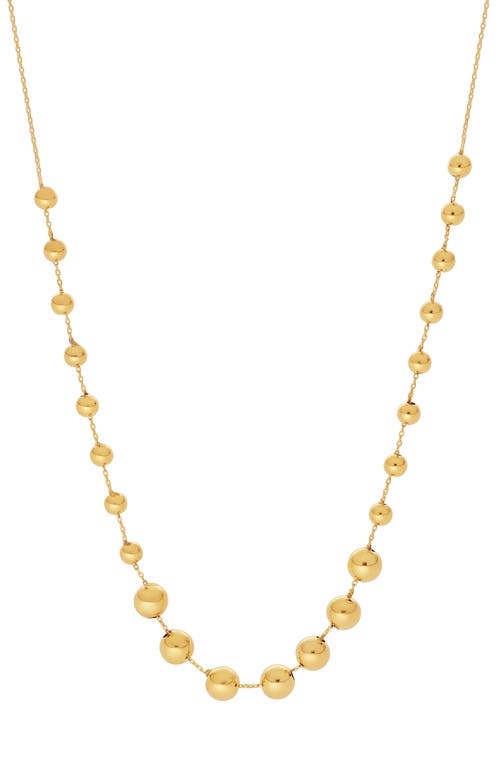 Bony Levy Mykonos 14K Gold Chunky Bead Chain Necklace in 14K Yellow Gold at Nordstrom, Size 18