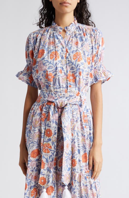 MILLE Marnie Floral Ruffle Top Newport at Nordstrom,