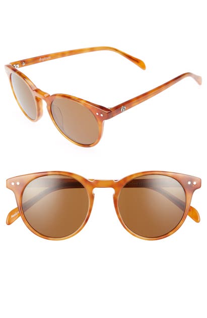 Brightside Oxford 49mm Sunglasses In Light Brown/ Brown