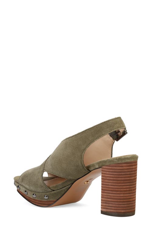 Pelle Moda Ambree Slingback Sandal In Olive