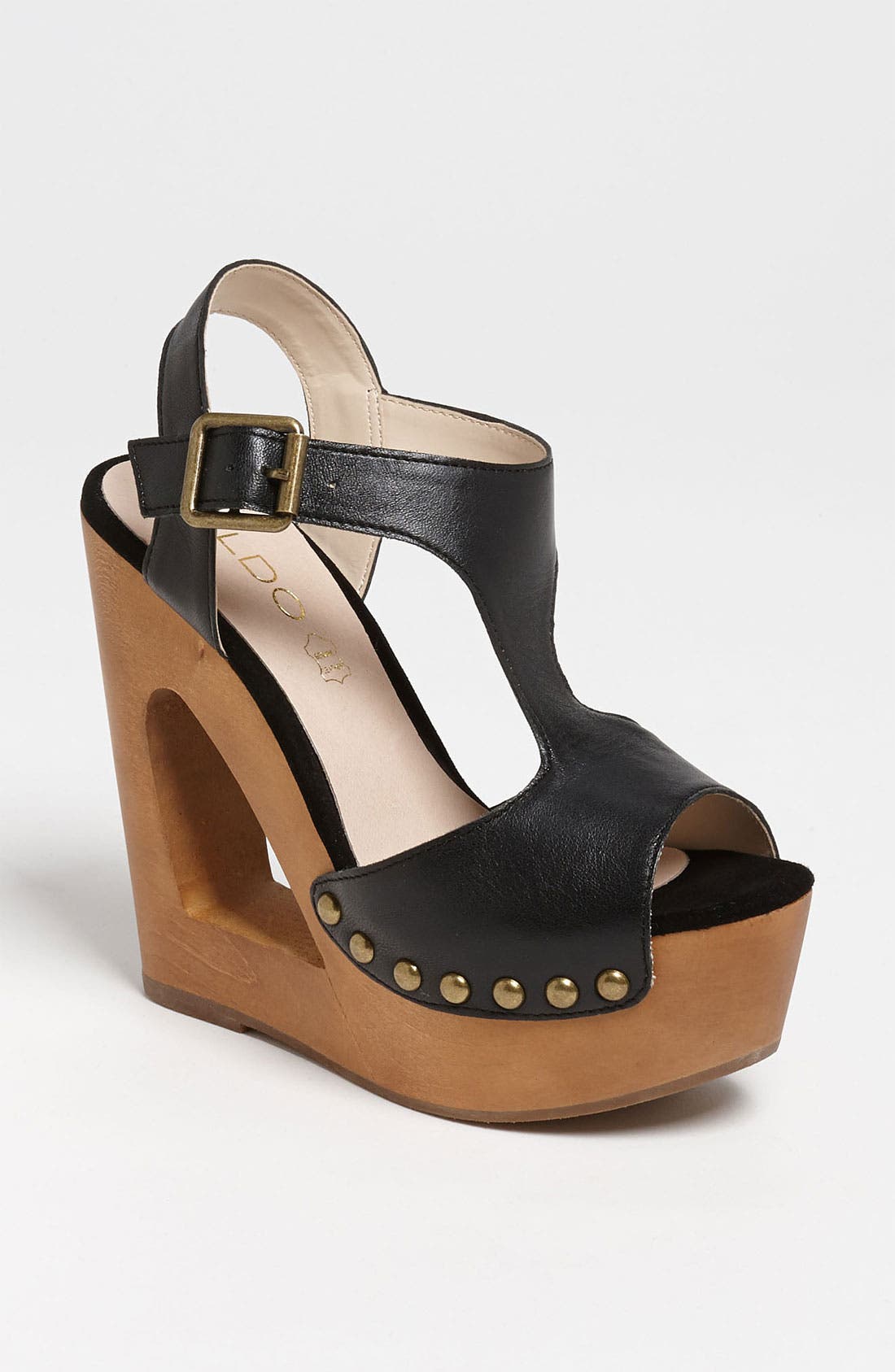 aldo wooden heels