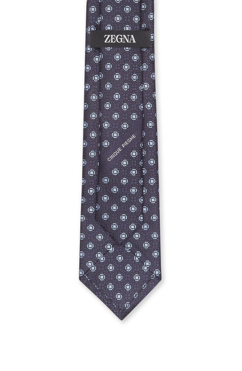 ZEGNA TIES Cinque Pieghe Medallion Silk Tie | Nordstrom