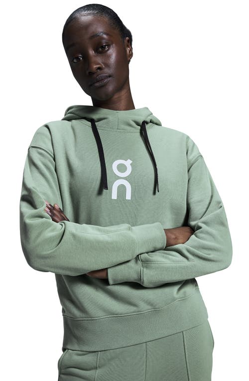 Shop On Club Oversize Organic Cott Blend Hoodie In Fern