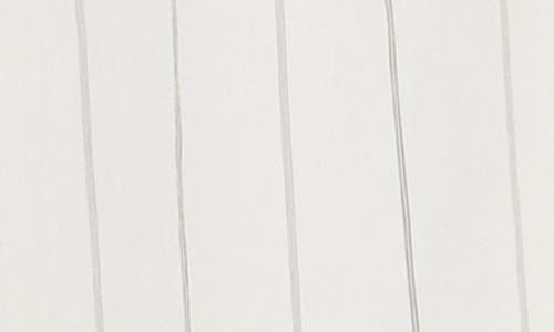 Vince Belted Stripe Wide Leg Pants In Off White
