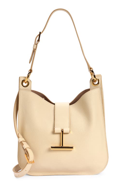 TOM FORD Small Tara Leather Top Handle Bag in 1W018 Cream at Nordstrom