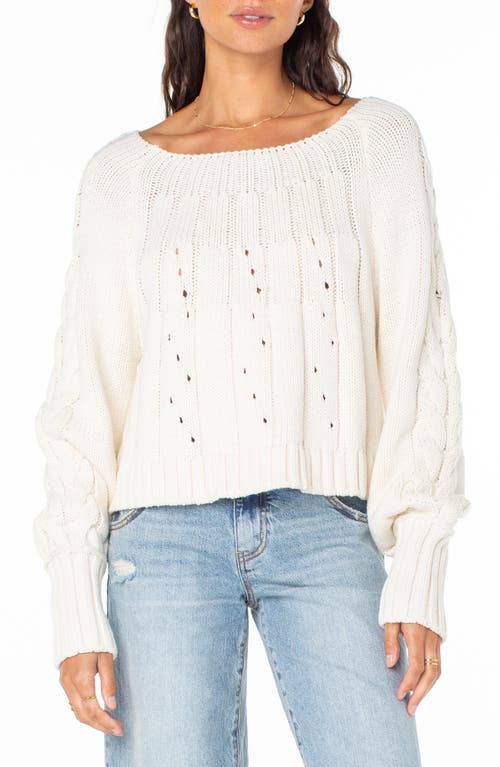 Roxy Day Dreams Sweater In Egret