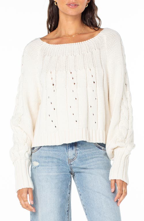 Roxy Day Dreams Sweater in Egret 