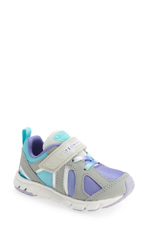 Tsukihoshi Kids'  Rainbow Sneaker In Gray/purple