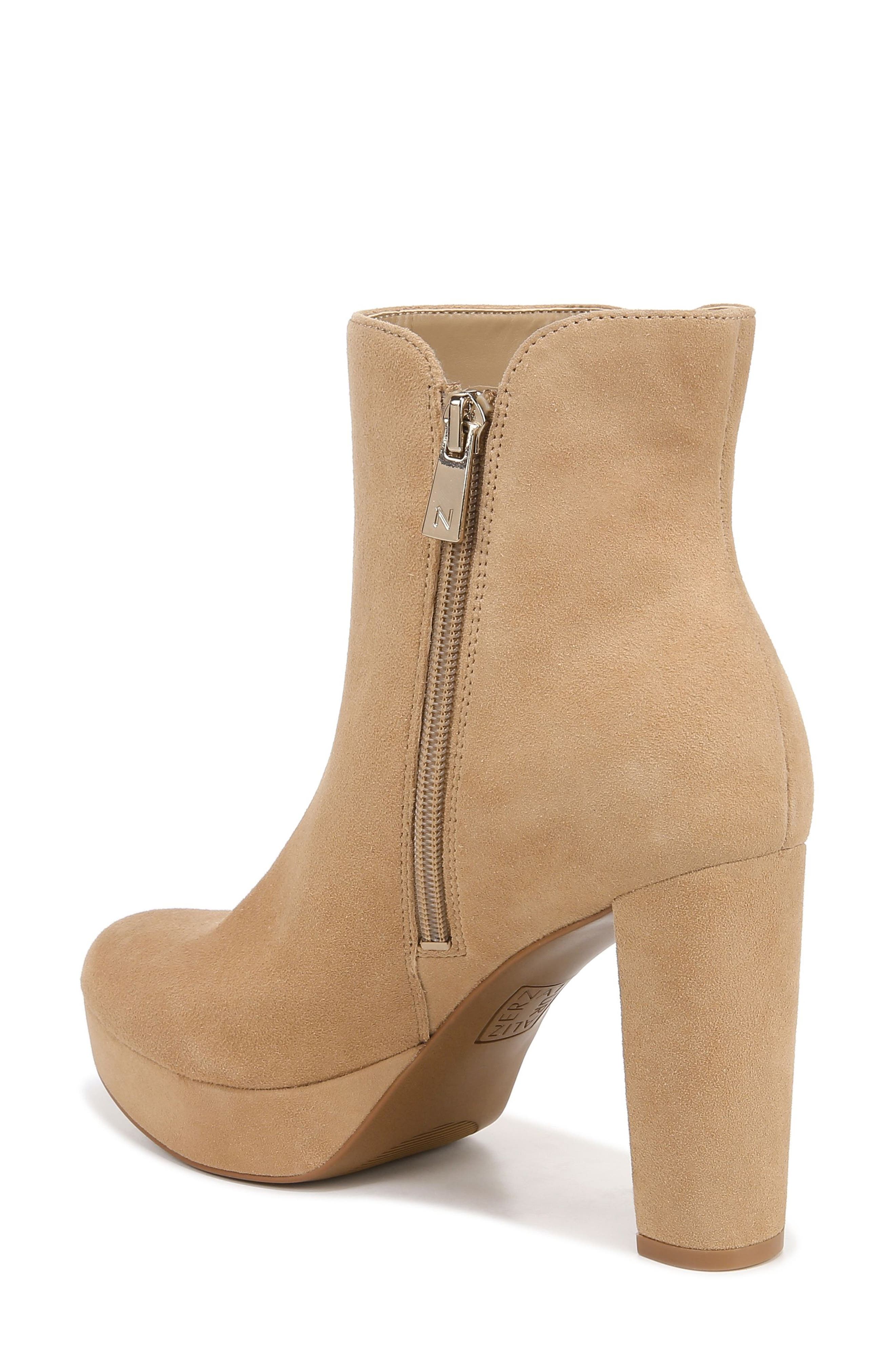 Bamboo platform ankle booties online