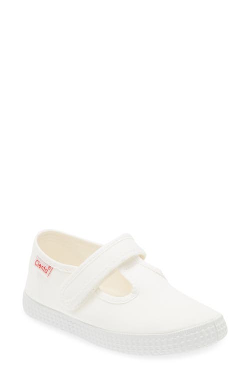 Cienta T-Strap Sneaker White at Nordstrom,