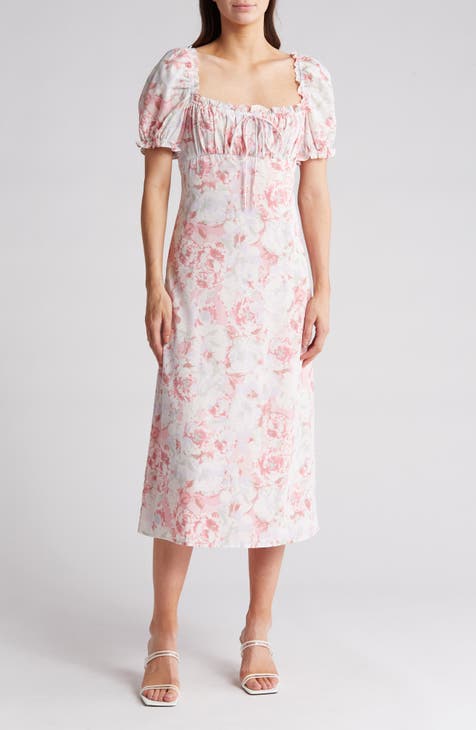 Wayf hampshire clearance handkerchief midi dress