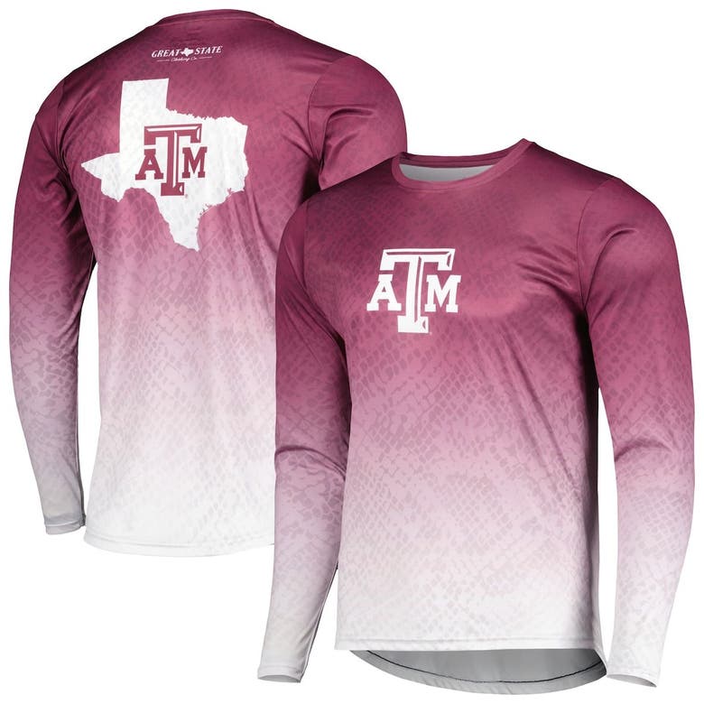 Flogrown Maroon Texas A&m Aggies Knockout State Long Sleeve T-shirt