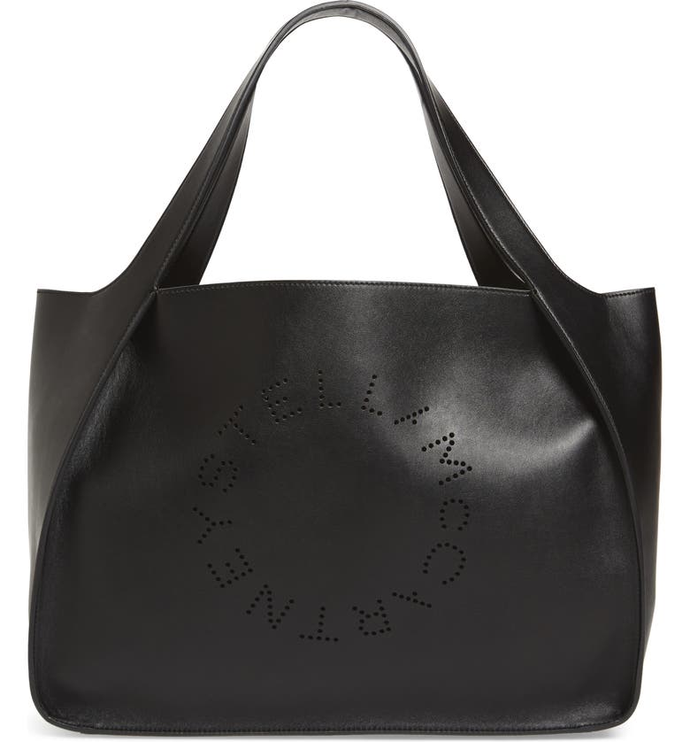 Stella McCartney Medium Perforated Logo Faux Leather Tote | Nordstrom