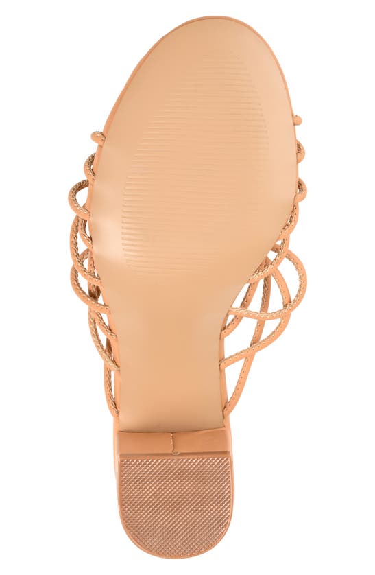 Shop Journee Collection Kennadi Block Heel Sandal In Tan