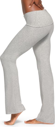SKIMS Soft Lounge Fold Over Pants in Heather Grey
