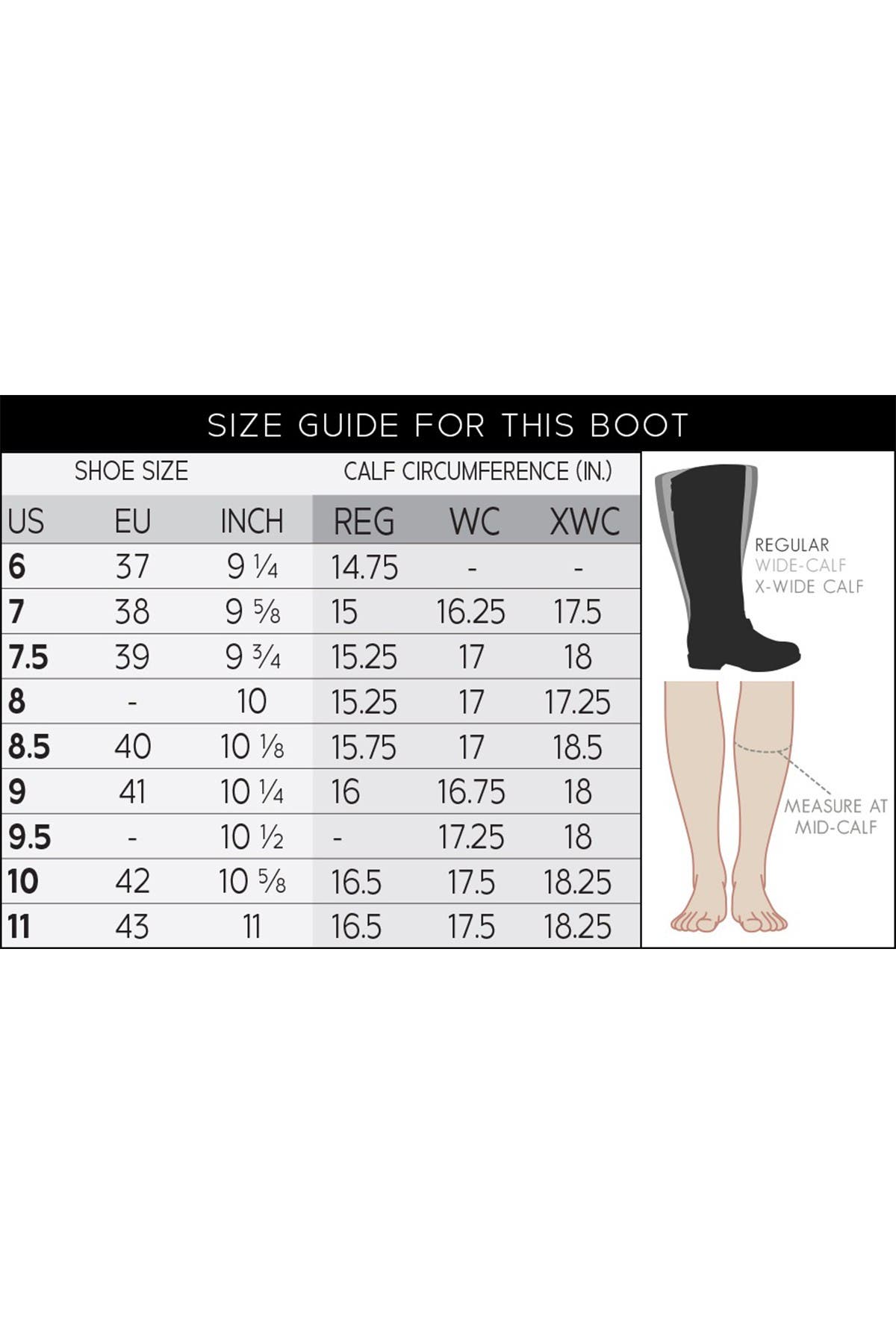 18 calf circumference boots