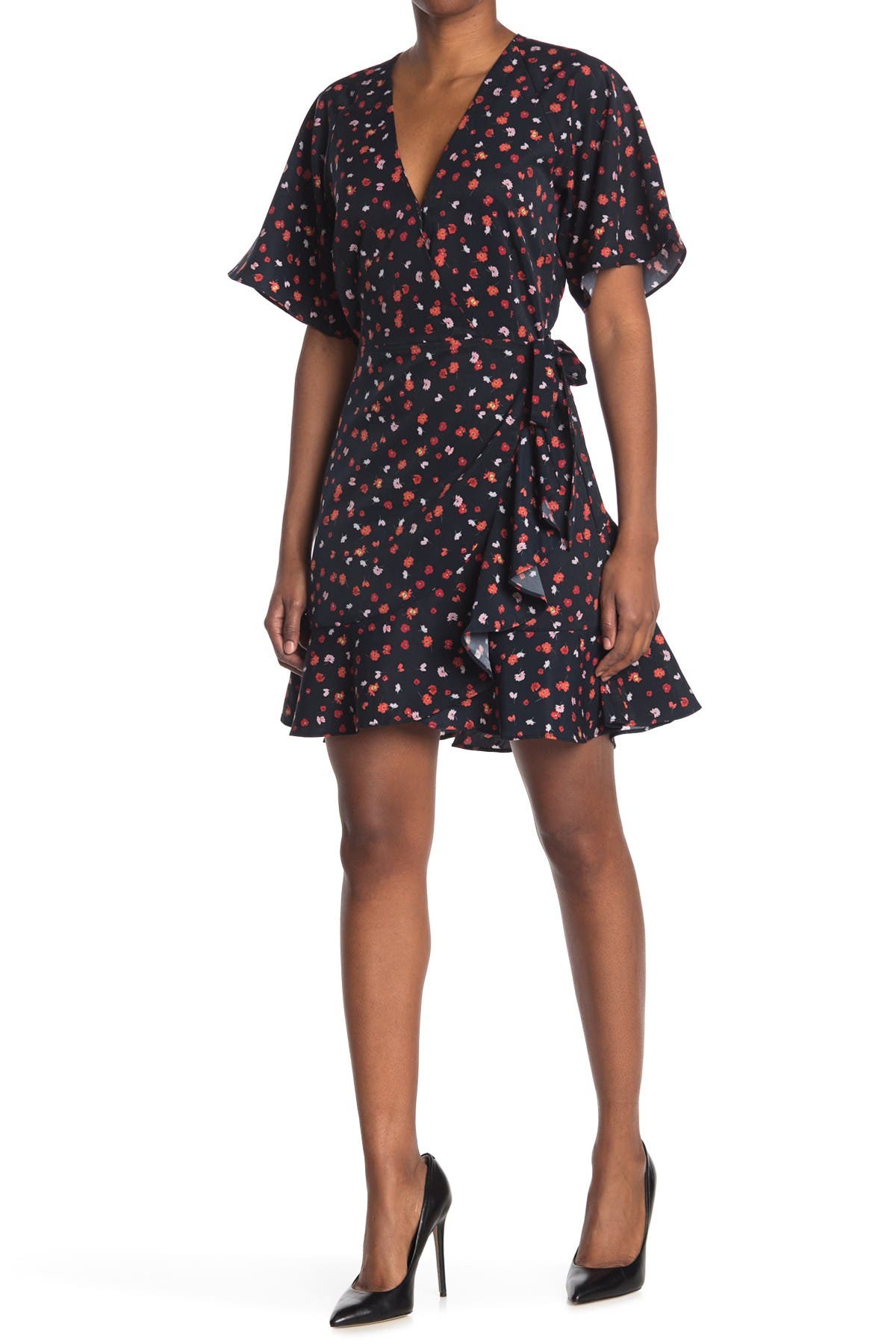 romantic wrap dress