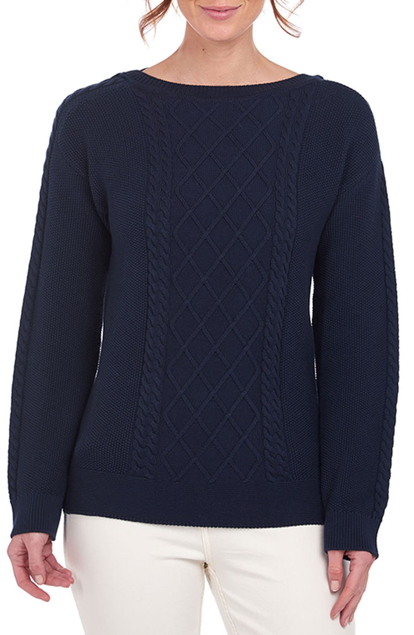 Barbour Stokehold Cable Knit Sweater In 