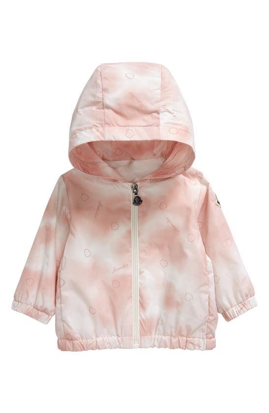 Shop Moncler Kids' Faite Giubbotto Hooded Jacket In Pink