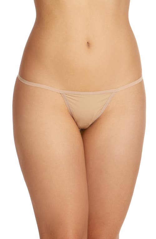 Hanky Panky Breathe G-String Thong in Taupe at Nordstrom