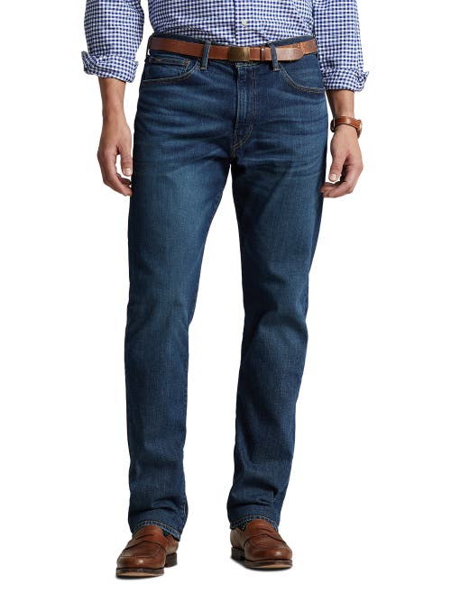 Shop Polo Ralph Lauren Straight-fit Denim Jeans In Blue