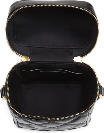 Saint Laurent '80s Vanity Case Matelassé Leather Shoulder Bag