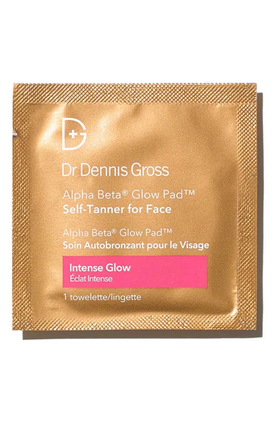 Shop Dr Dennis Gross Skincare Alpha Beta® Glow Pad™ Self-tanner For Face Intense Glow
